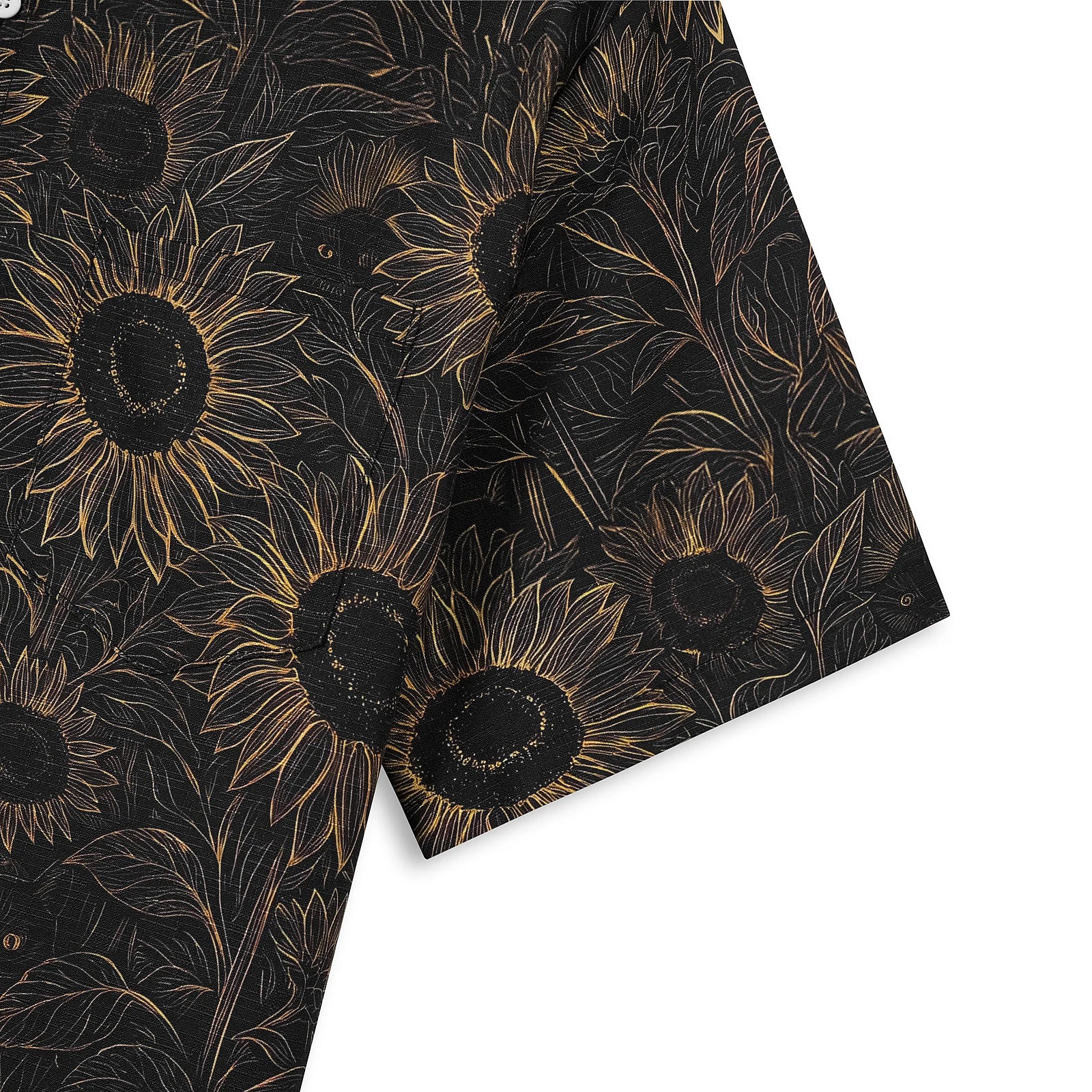Sunflower Whispers Black Cat