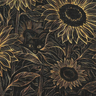 Sunflower Whispers Black Cat